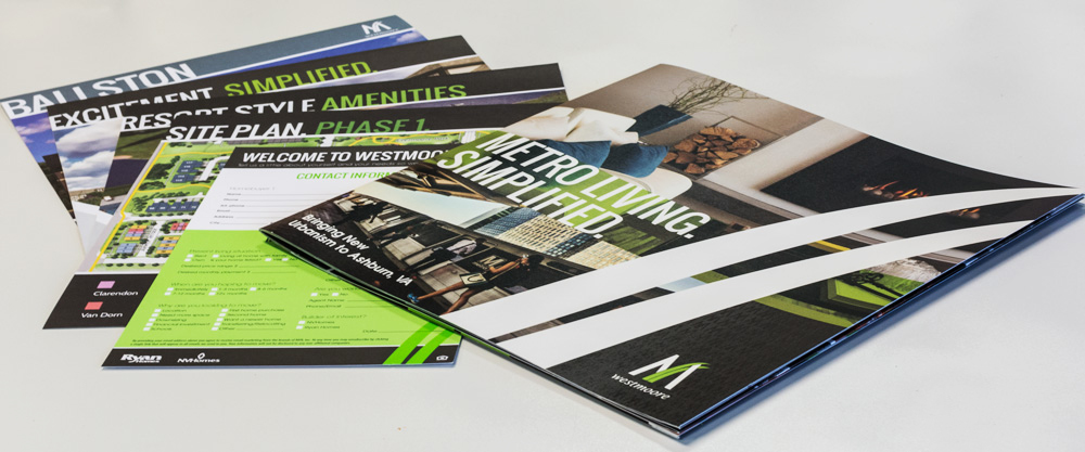 Our Westmoore brochure graphic design, emphasizing urban living, took a Silver ADDY advertising agency award.